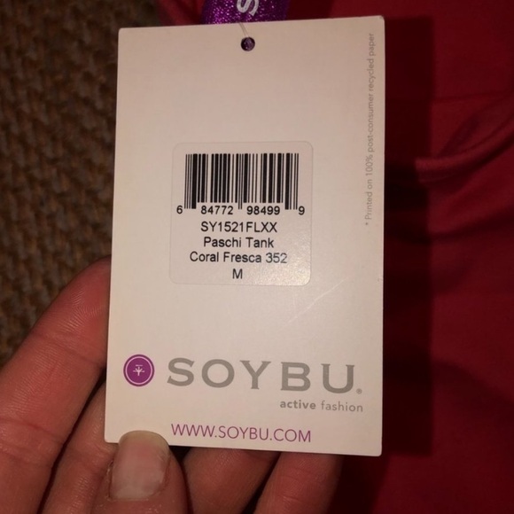 NWT Soybu Coral Paschi Supportive Tank - Picture 7 of 8